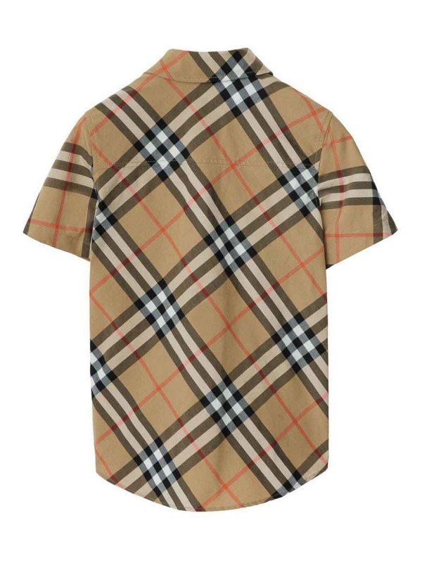 BURBERRY: shirts online - Vintage Check short sleeve shirt