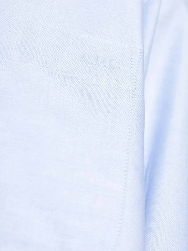 A.P.C.: shirts online - Sophia Cropped Cotton Shirt