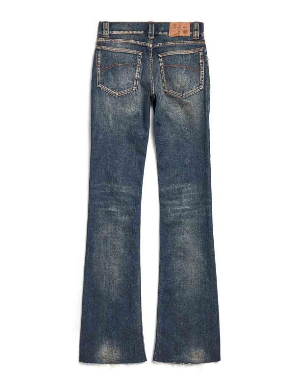 BALENCIAGA: ブーツカットジーンズ online - ブーツカットジーンズ - ダークブルー