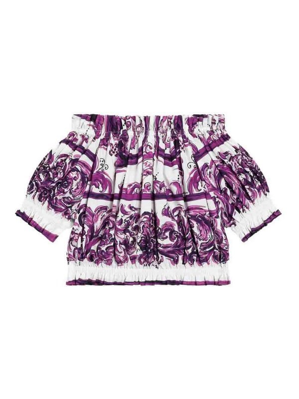 Dolce & Gabbana Jr: Tops y camisetas sin mangas online - Top - Púrpura