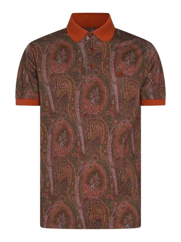 ETRO: ポロシャツ - ポロシャツ - ブラウン