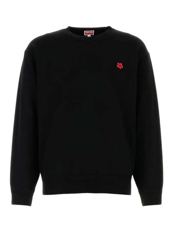 KENZO: crew necks - Boke Flower Wool Sweater