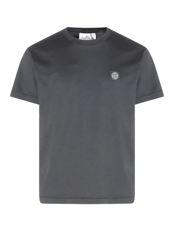 STONE ISLAND: t-shirts - Slim Fit Cotton Jersey T-Shirt