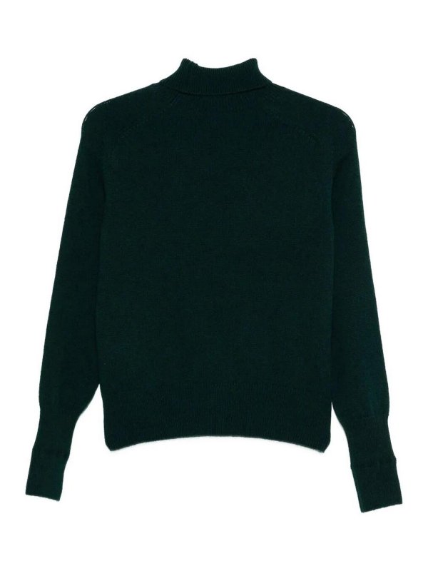 VICTORIA BECKHAM: Strickpullover mit Rundhalsausschnitt online - Rundhalspullover - Grün