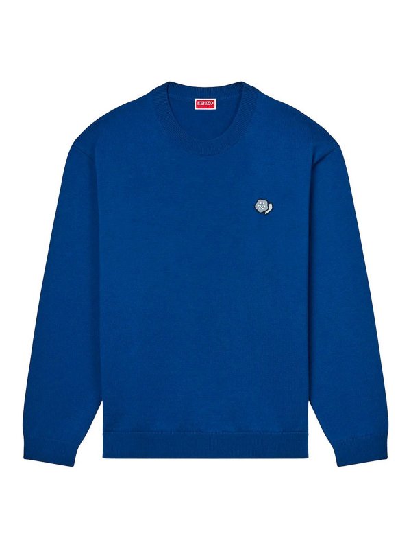 KENZO: ボートネック - ボートネック - ブルー