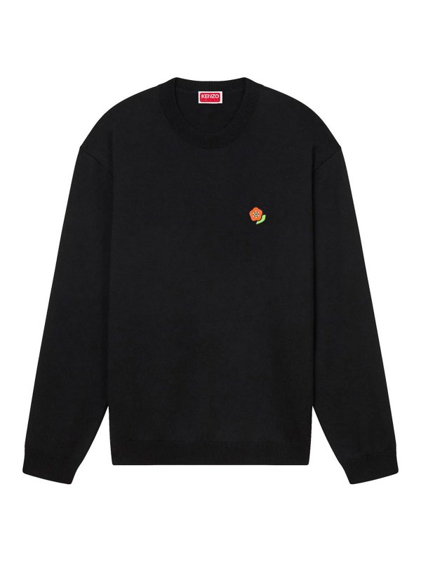KENZO: boat necks - Pop shirt in Merino wool