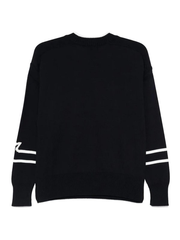 PAUL & SHARK: Suéteres con cuello pico online - Suéter Cuello Redondo - Negro