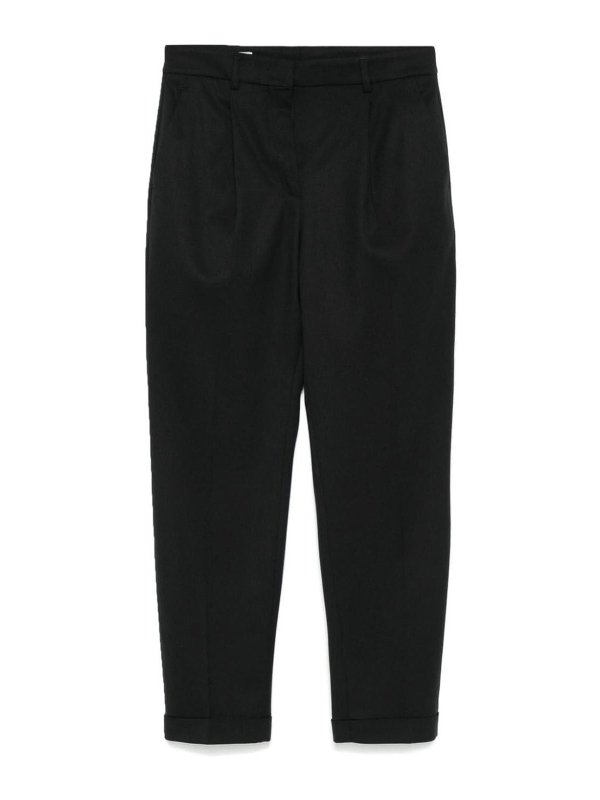 INCOTEX: casual trousers - Tapered pants in mixed wool