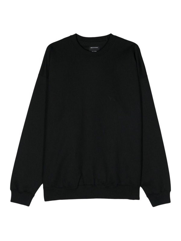 Y-3: Sweatshirts und Pullover - Sweatshirt - Schwarz