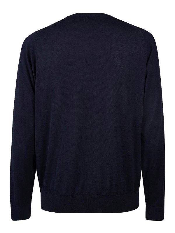 JOHN SMEDLEY: ボートネック online - ボートネック - ダークブルー