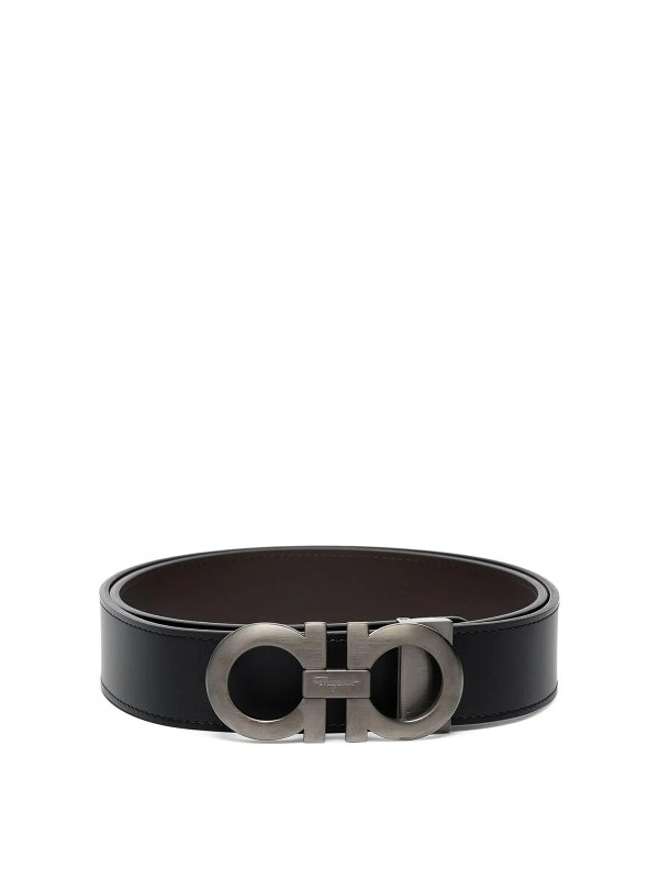 FERRAGAMO: Cinturones - Cinturón - Negro