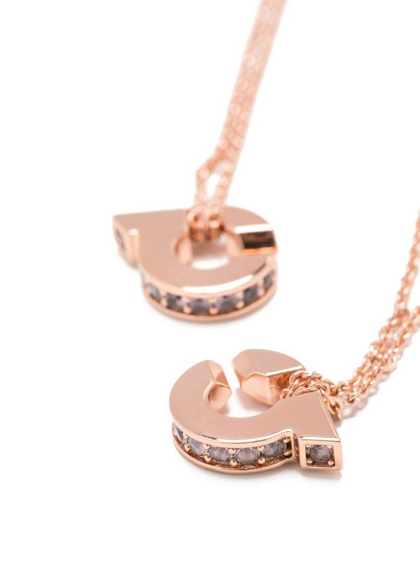 FERRAGAMO: Collier online - Colliers - Or Rose