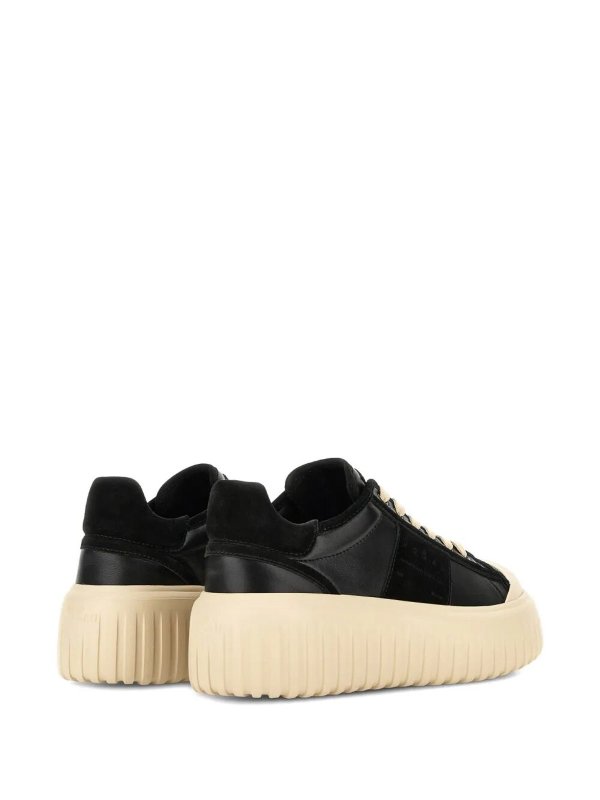 The Best Shops HOGAN: trainers - H-Stripes Nappa Leather And Suede Sneakers