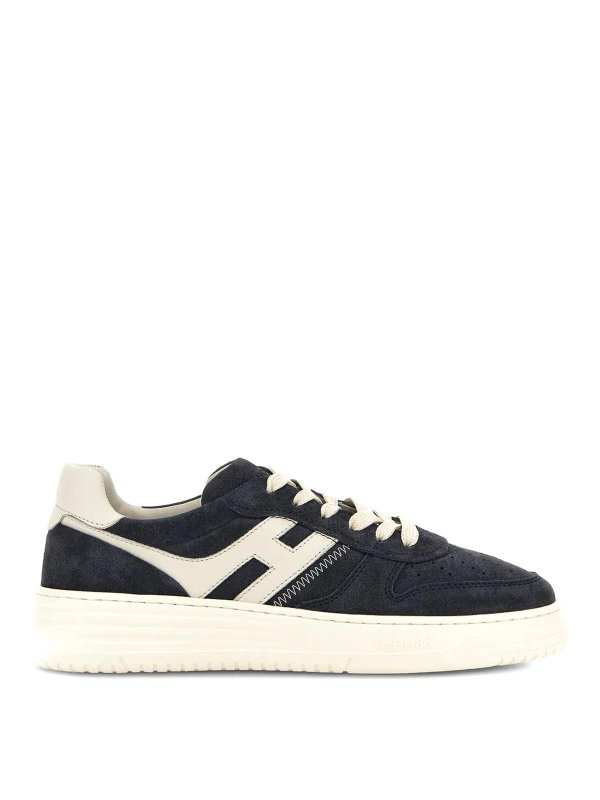 HOGAN: trainers - H630 Suede And Leather Sneakers