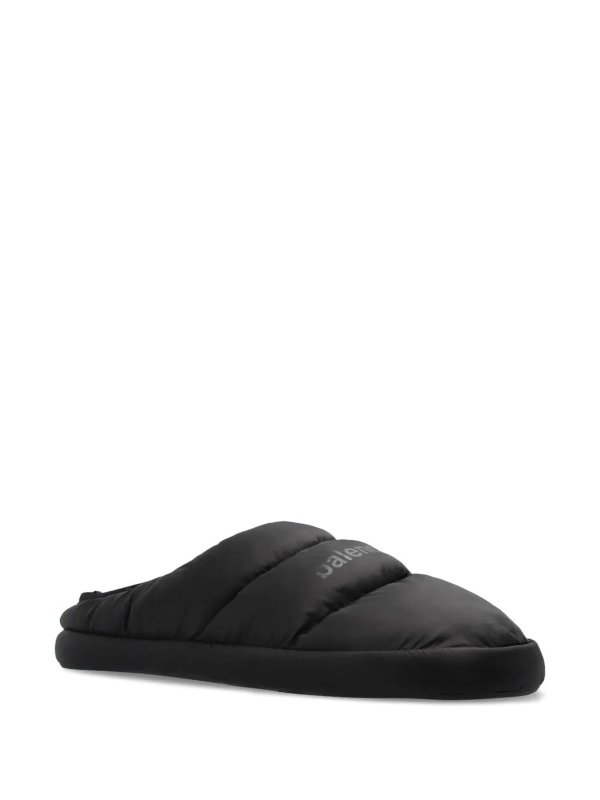 BALENCIAGA: mules shoes online - Polyamide And Fleece Alaska Slipper