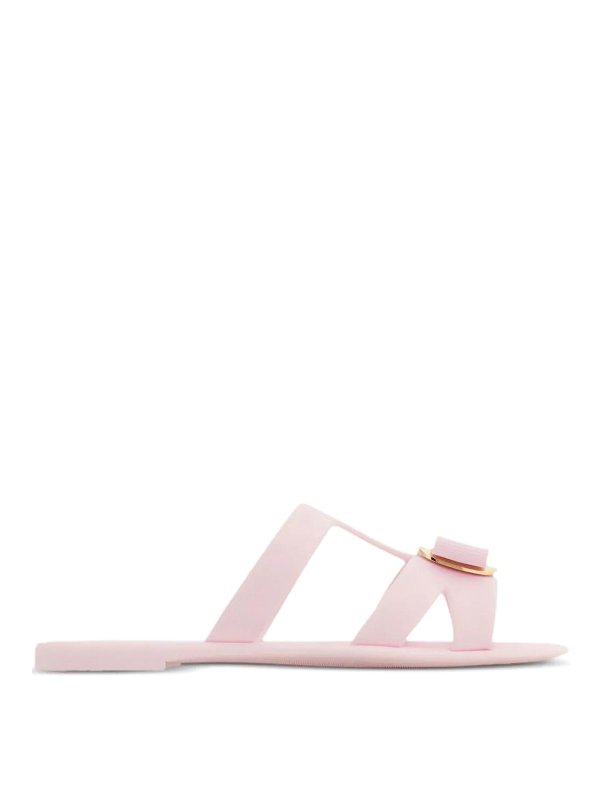 FERRAGAMO: flip flops - Lilou Rubber Slides