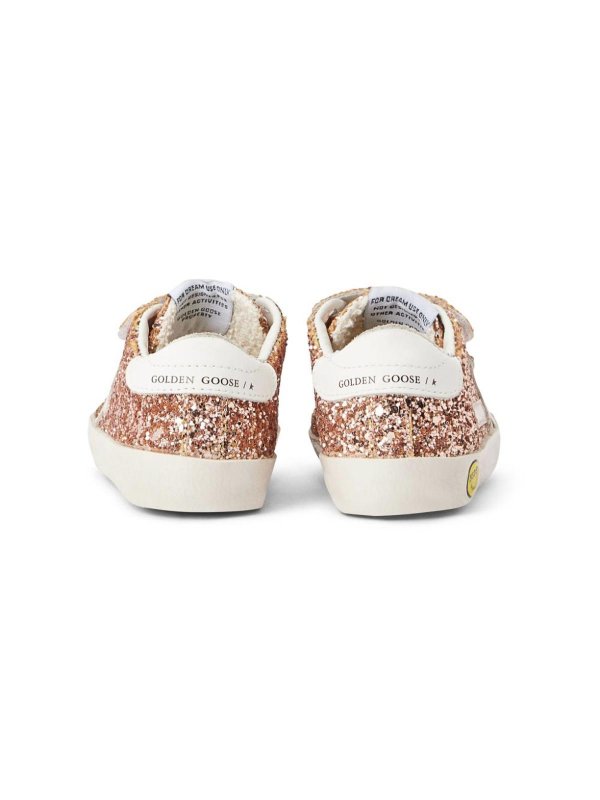 The Best Shops GOLDEN GOOSE: trainers - Old School Glittered Sneakers