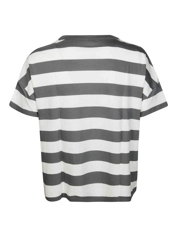 Majestic Filatures: Col bateau online - Pull Col Bateau - Gris