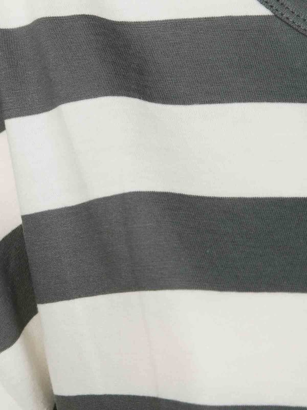 The Best Shops Majestic Filatures: Col bateau - Pull Col Bateau - Gris