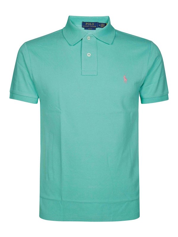 POLO RALPH LAUREN: Poloshirts - Poloshirt - Grün
