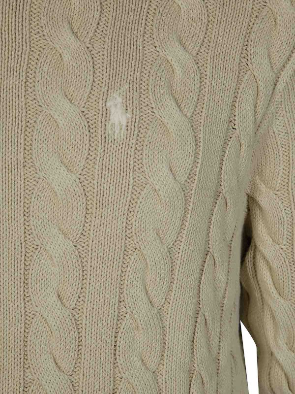 The Best Shops POLO RALPH LAUREN: U-Boot-Ausschnitt - U-Boot-Pullover - Beige