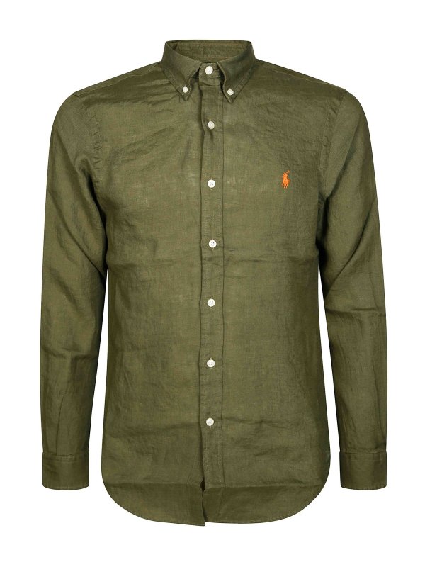 POLO RALPH LAUREN: シャツ - シャツ - 緑