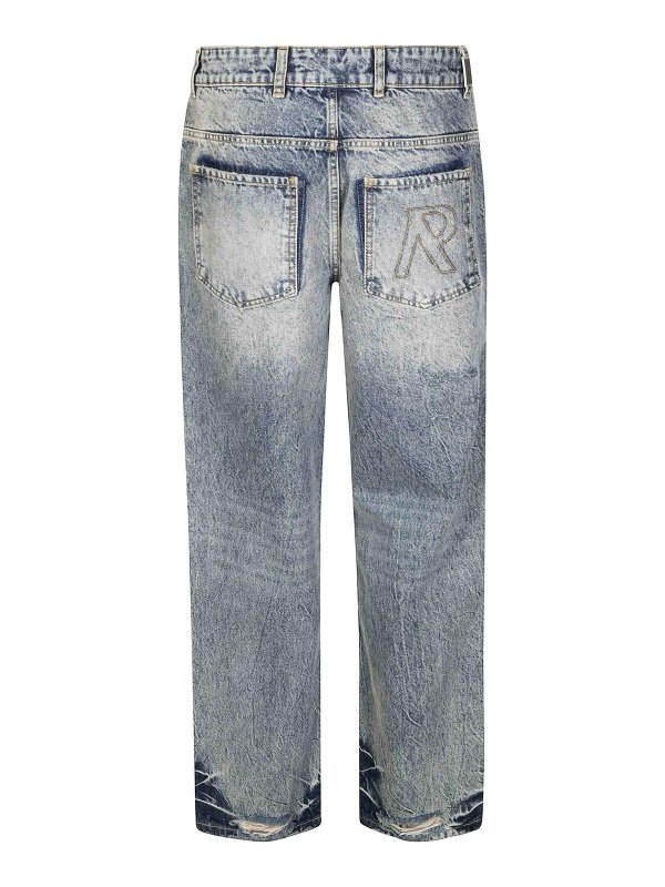 REPRESENT: jeans bootcut online - R3 denim largo angosciato