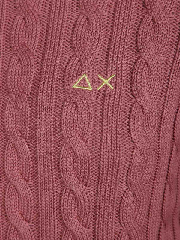 The Best Shops SUN 68: Col bateau - Pull Col Bateau - Rose