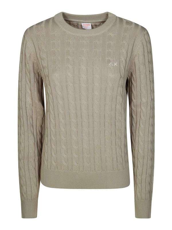 SUN 68: maglia collo a barchetta - Maglia Gc A Trecce