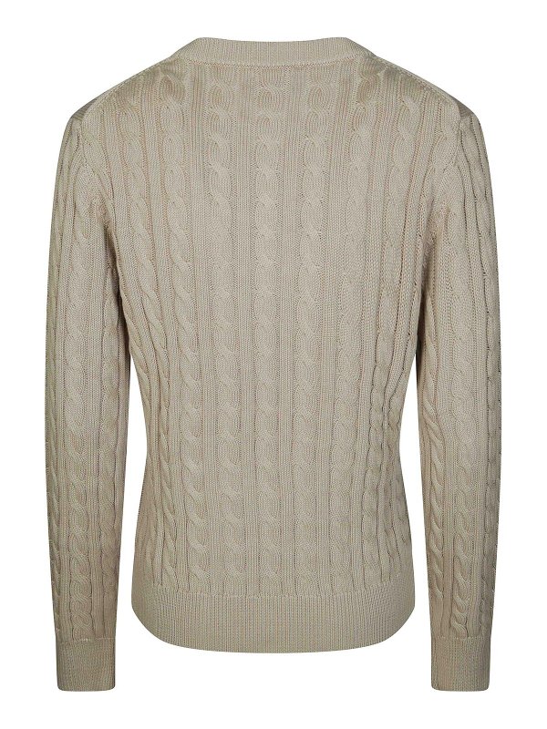 SUN 68: maglia collo a barchetta online - Maglia Gc A Trecce