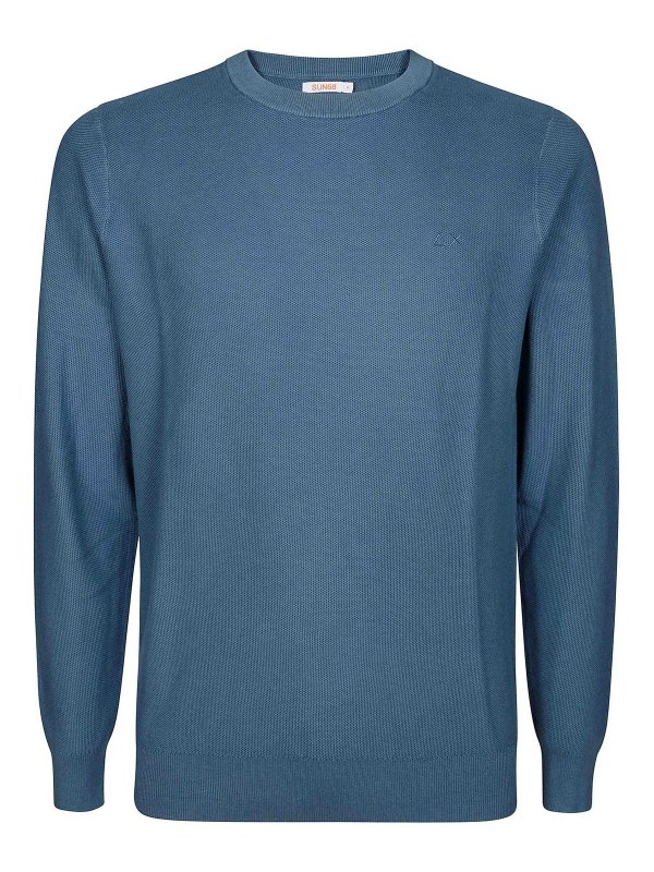 SUN 68: Sweatshirts und Pullover - Sweatshirt - Hellblau