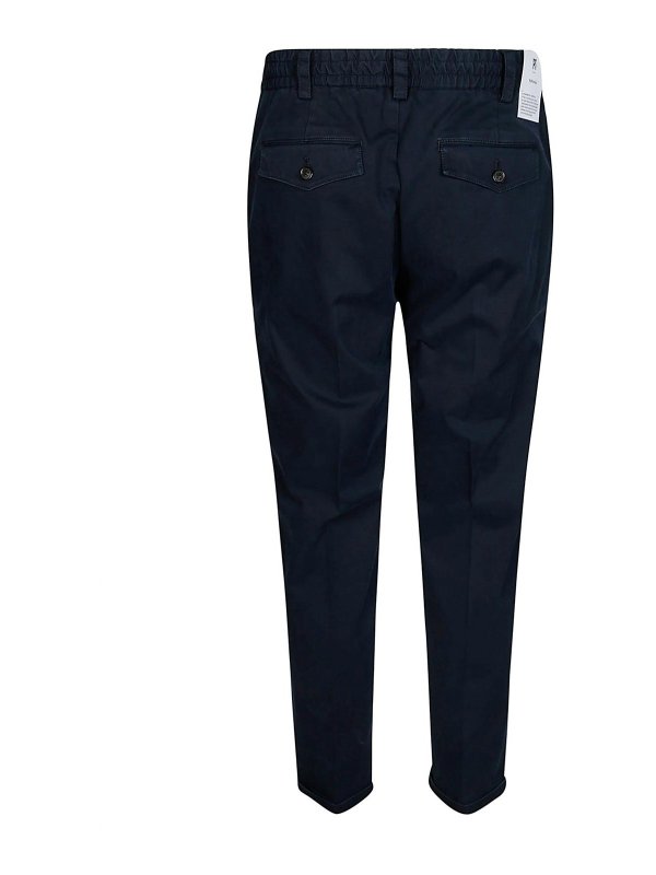 PT TORINO: Trousers Shorts online - Rebel deluxe stretch gabardine trousers