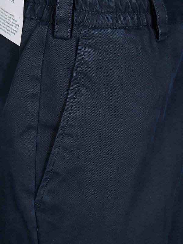 The Best Shops PT TORINO: Trousers Shorts - Rebel deluxe stretch gabardine trousers