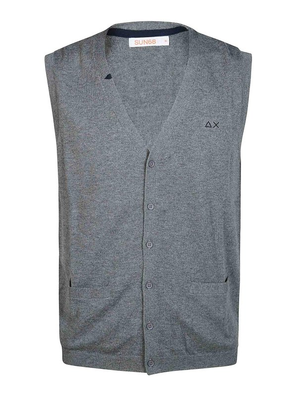 SUN 68: gilet - Gilet solido