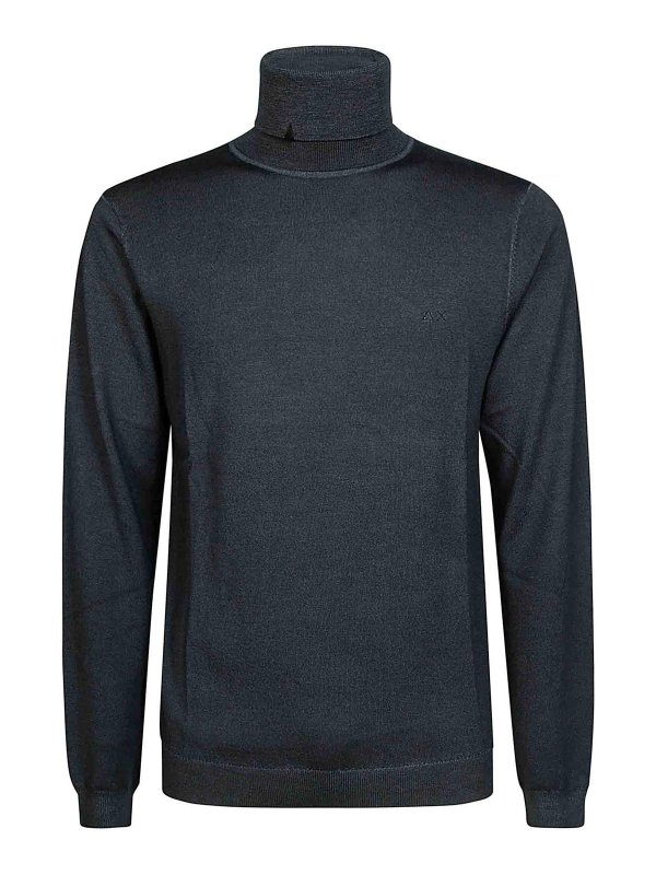 SUN 68: maglia collo a barchetta - Turtle Vintage Plain