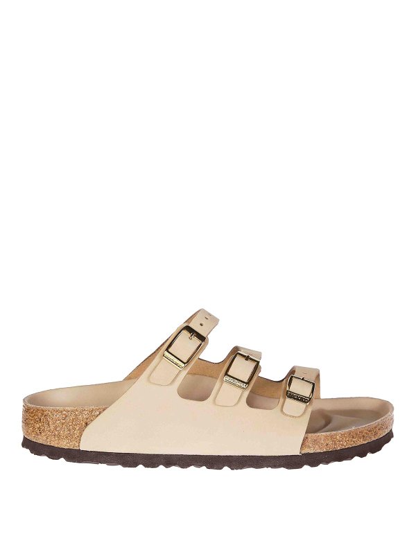 BIRKENSTOCK: ビーチサンダル - ビーチサンダル - ベージュ