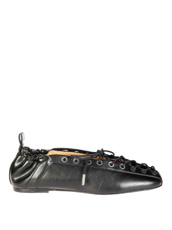 GANNI: Ballerines - Ballerines - Noir