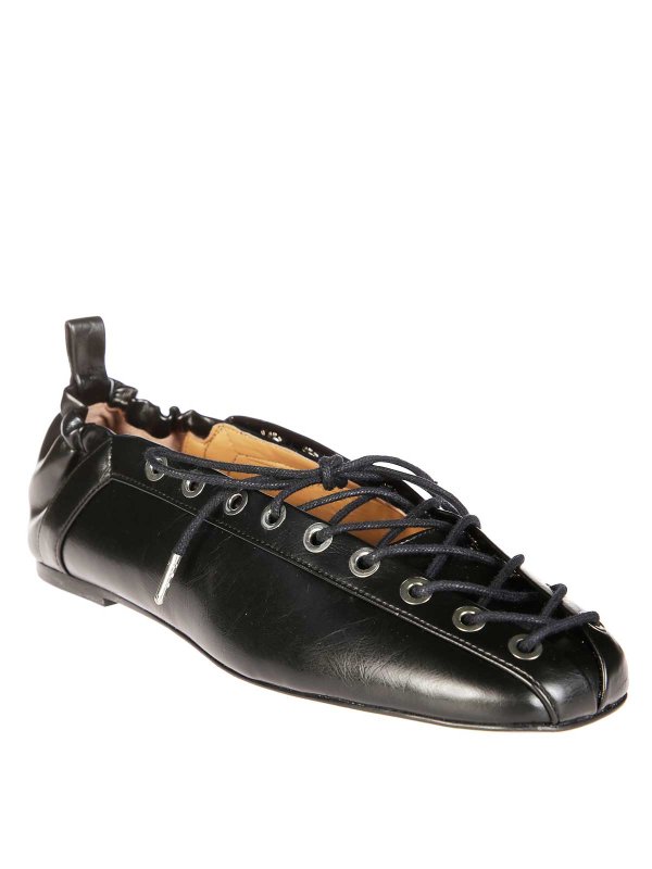 GANNI: Ballerines online - Ballerines - Noir