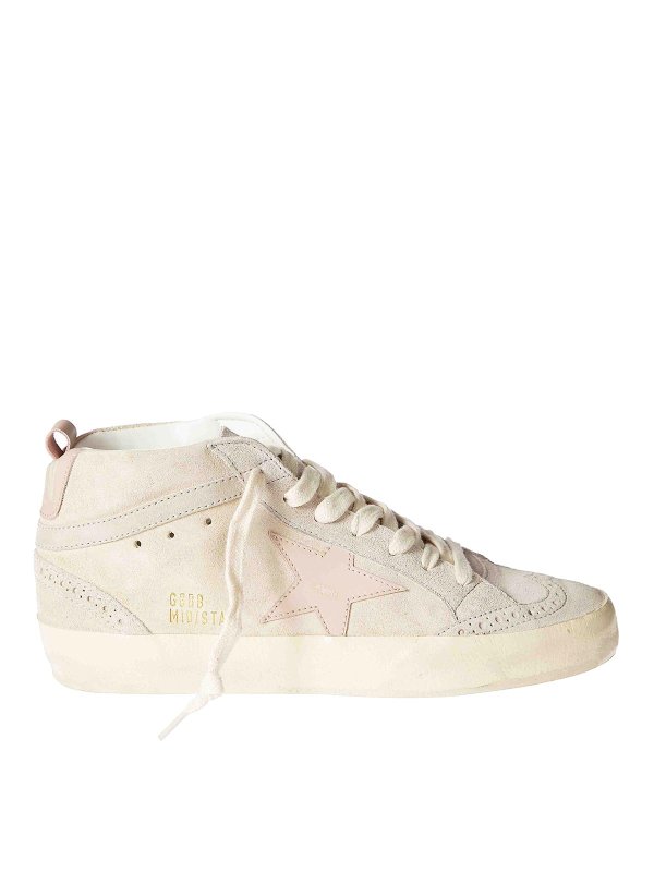 GOLDEN GOOSE: trainers - Mid Star Classic Suede