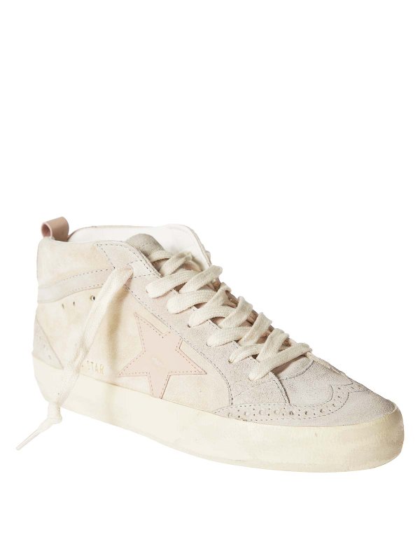 GOLDEN GOOSE: trainers online - Mid Star Classic Suede
