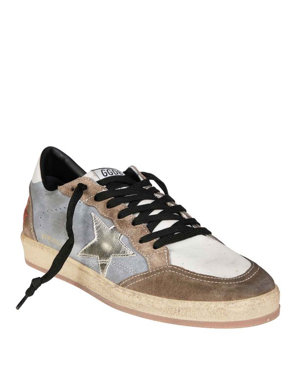 GOLDEN GOOSE: trainers online - Ballstar Nabuck Upper Suede