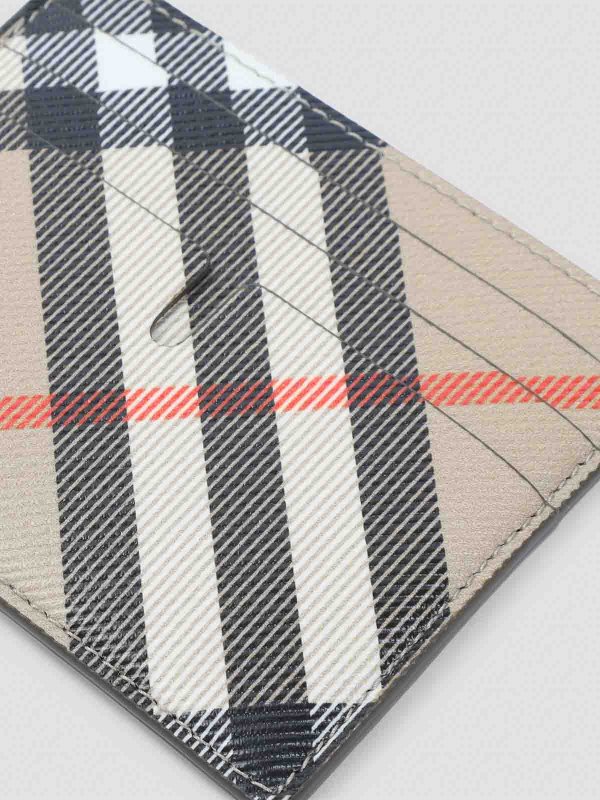 The Best Shops BURBERRY: Cases & Covers - Tall Sandon Credit Card Case
