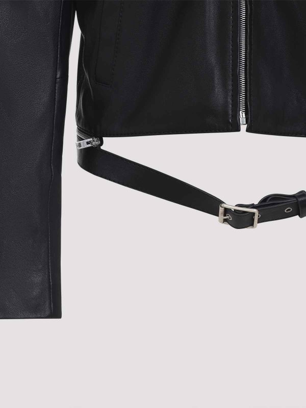 The Best Shops Acne Studios: casual jackets - Leather Jacket