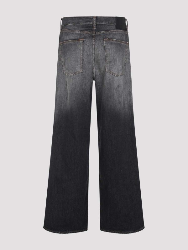 Acne Studios: Jeans évasés online - Jean Bootcut - Noir