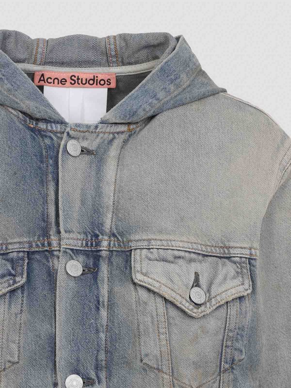The Best Shops Acne Studios: Casualjacken - Casualjacke - Dunkles Jeansblau