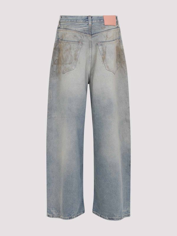 Acne Studios: Jeans évasés online - Jean Bootcut - Foncé Délavé