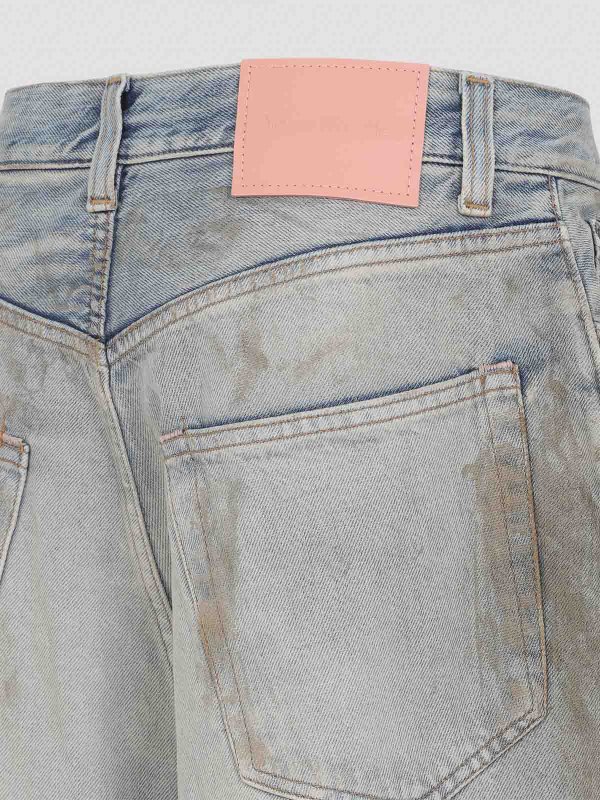 The Best Shops Acne Studios: Jeans évasés - Jean Bootcut - Foncé Délavé