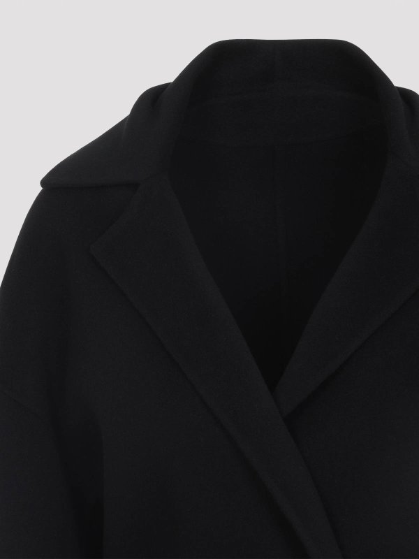 ショートコート - 黒 shop online: ALBERTA FERRETTI