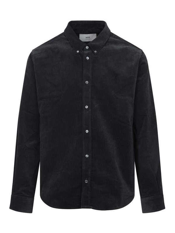 AMI PARIS: シャツ - シャツ - ダークグレー
