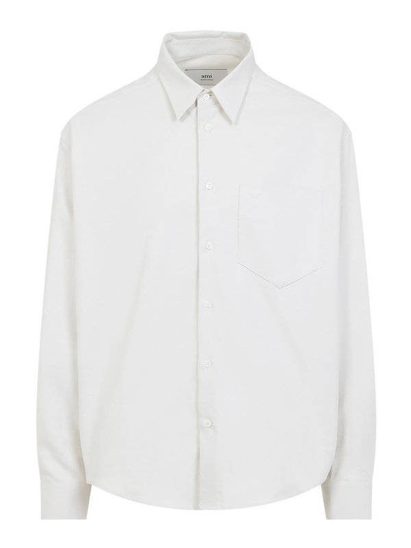 AMI PARIS: shirts - Embossed Adc Shirt